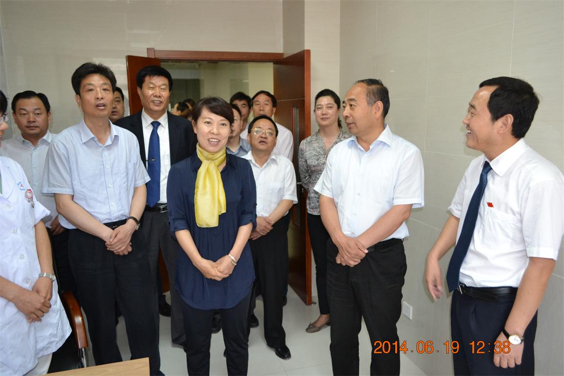 副省長王莉霞一行調研延安醫療集團總醫院及延長分院
